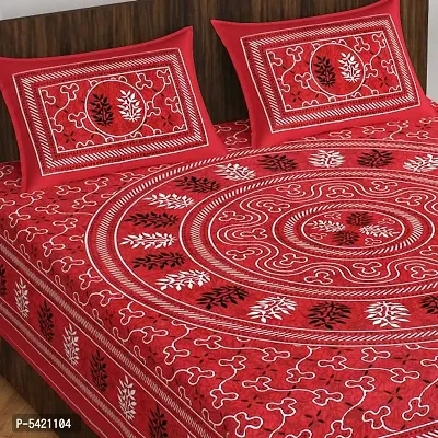 Cotton Bedsheet with 2 Pillowcover