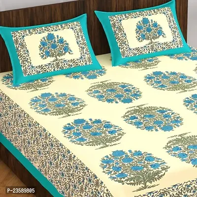 Pure Cotton Bedsheet with 2 Pillowcover