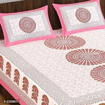 Pure Cotton Bedsheet with 2 Pillowcover