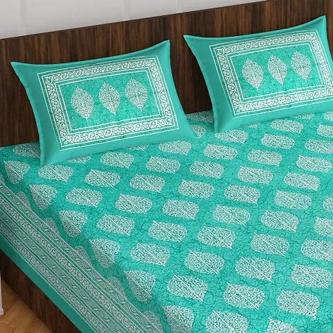 Cotton Bedsheets with jaipuri Prints