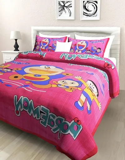 Cotton Printed Queen Size Bedsheet (90*100 Inch) Vol 4
