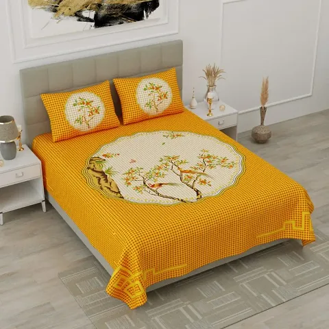 Printed Cotton Double Bedsheets