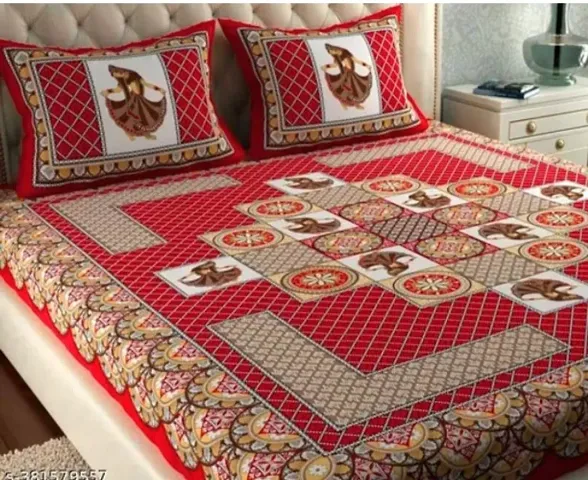 Must Have Double Bedsheets with 2 Pillow Covers