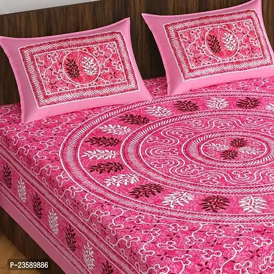 Pure Cotton Bedsheet with 2 Pillowcover