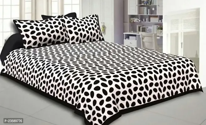 Pure Cotton Bedsheet with 2 Pillowcover-thumb0