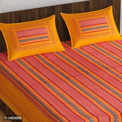 Cotton Bedsheet with 2 Pillowcover