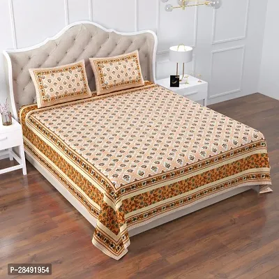 Cotton Bedsheet with 2 Pillowcover