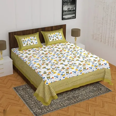 Printed Cotton Double Bedsheets Vol 1