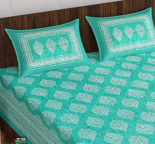 Cotton Bedsheets with jaipuri Prints