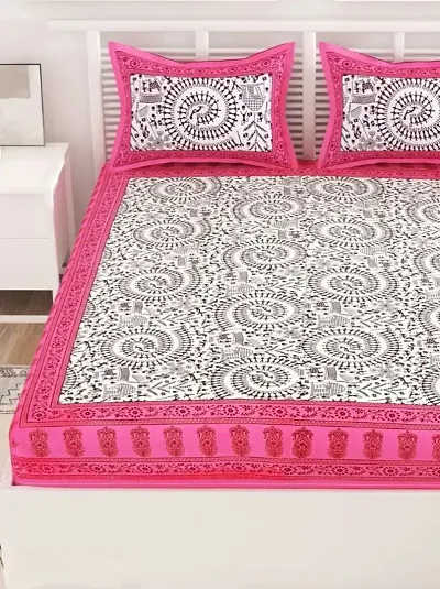 Cotton Printed Double Bedsheets (94*83 Inch) Vol 4