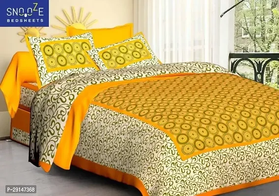 Cotton Bedsheet with 2 Pillowcover