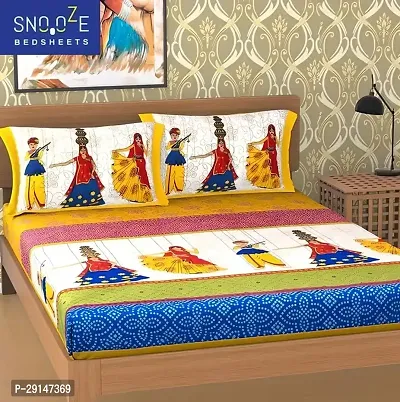 Cotton Bedsheet with 2 Pillowcover