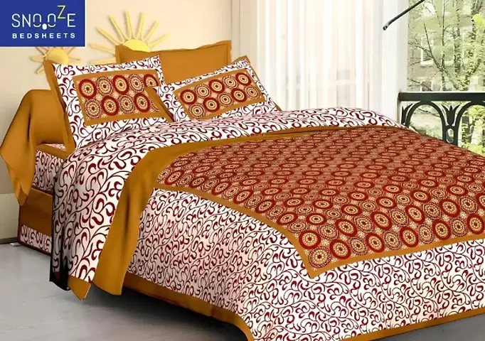 Jaipuri Printed Double Bedsheet