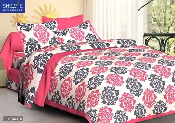 Cotton Bedsheet with 2 Pillowcover