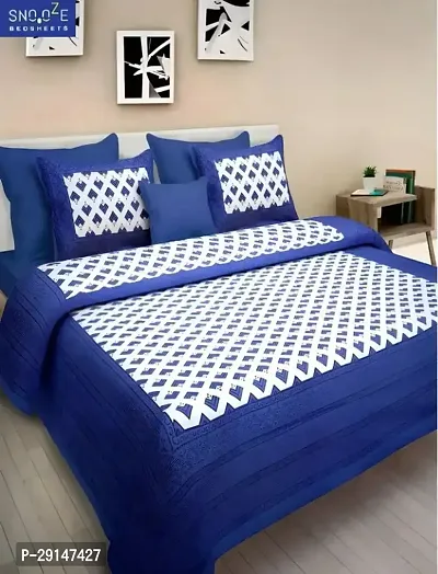 Cotton Bedsheet with 2 Pillowcover