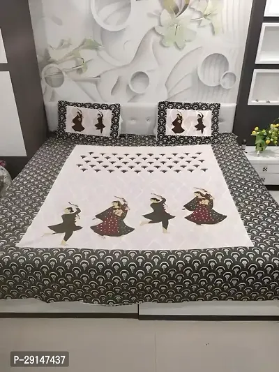 Cotton Bedsheet with 2 Pillowcover