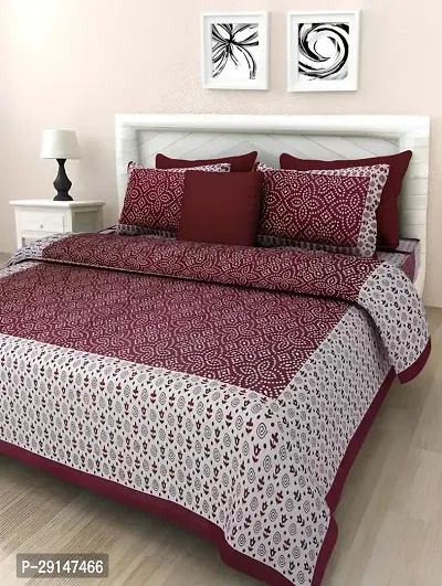 Cotton Bedsheet with 2 Pillowcover