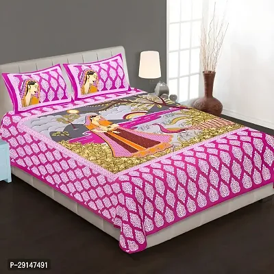 Cotton Bedsheet with 2 Pillowcover