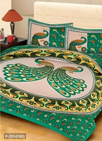 Cotton Bedsheet with 2 Pillowcover