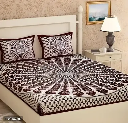 Cotton Bedsheet with 2 Pillowcover