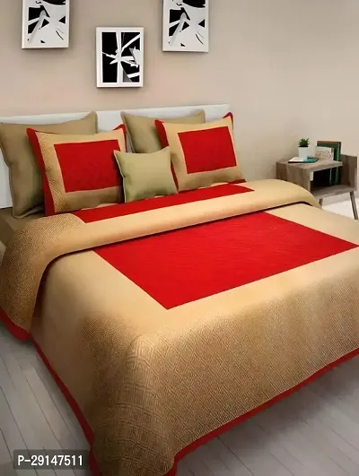 Cotton Bedsheet with 2 Pillowcover