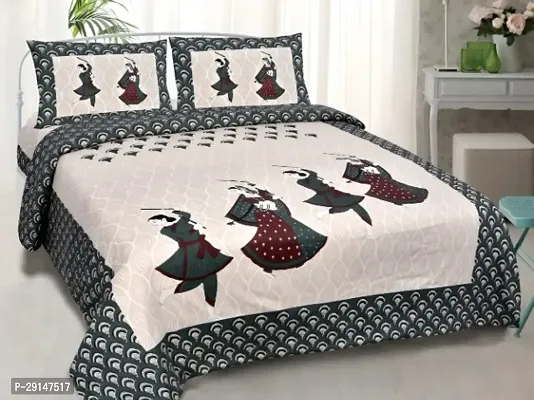 Cotton Bedsheet with 2 Pillowcover