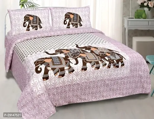 Cotton Bedsheet with 2 Pillowcover