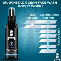 face wash muuchstac 100ml Our face cleanser is made of Alutoine that has healing capacities, yashtimadhu (Licorice roots) that helps lighten the skin colour-thumb1