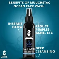 face wash muuchstac 100ml Our face cleanser is made of Alutoine that has healing capacities, yashtimadhu (Licorice roots) that helps lighten the skin colour-thumb2