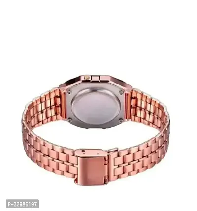 Stylish digital and dashing belt  Watch (rose gold colour)pack 1-thumb2