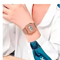 Stylish digital and dashing belt  Watch (rose gold colour)pack 1-thumb3