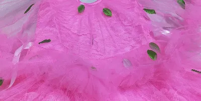 Tutli Putli India Fancy Net Frock for Kids (Pink)-thumb1