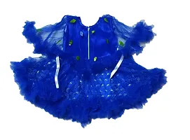 Tutli Putli India Fancy Net Frock for Kids (Blue)-thumb2