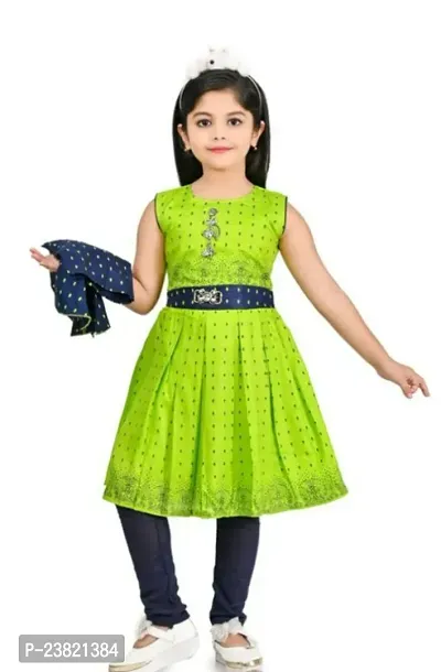 Beautiful Multicoloured Clothing Set For Girls-thumb0