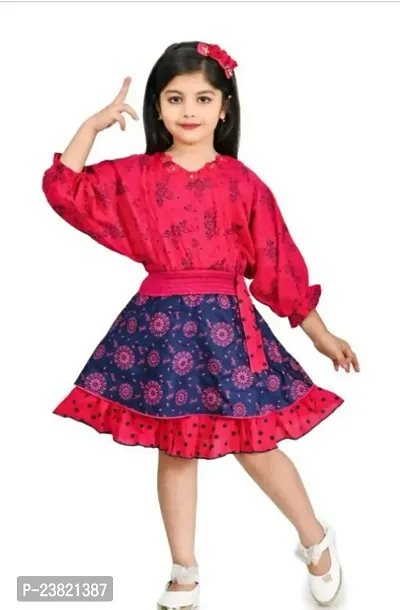 Beautiful Multicoloured Clothing Set For Girls-thumb0
