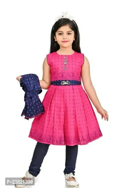 Beautiful Multicoloured Clothing Set For Girls-thumb0