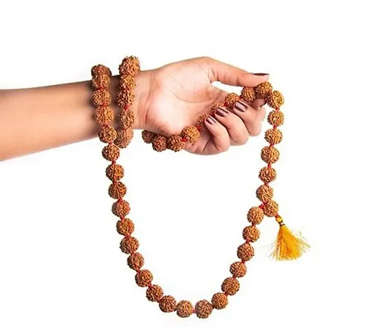 Trendy Wooden Rudraksha Chain For Men