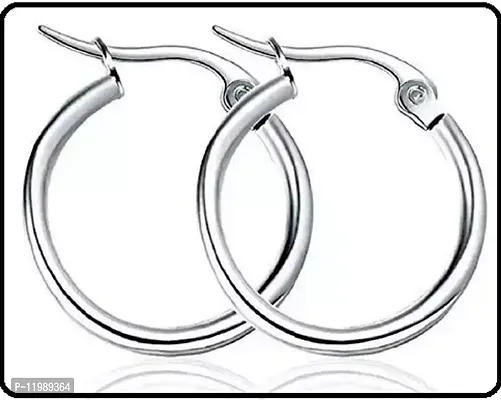 Ninja Earring Hoop Bali  (Silver)-thumb0