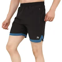 WMX Athleisure Men's Regular Fit Sports Shorts | Quick Dry Technology | Gym Wear | Shorts for Men-thumb1
