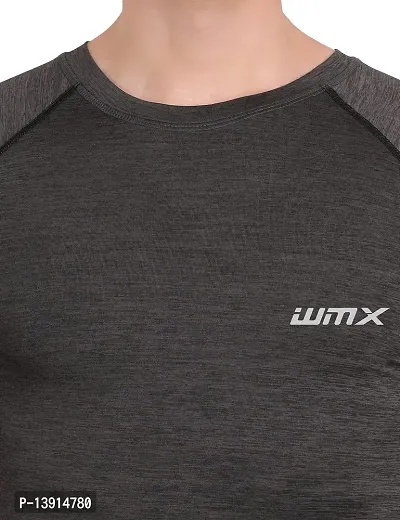 WMX Men's Dry fit Gym Round Neck Tshirt-thumb4