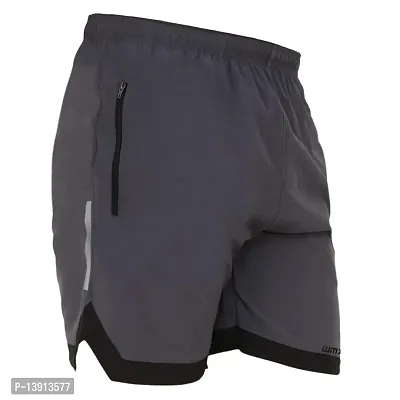WMX Athletic Shorts for Men with Pockets and Elastic Waistband Quick Dry Activewear-thumb0