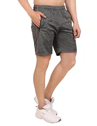 WMX ' Men's Instadry Dryfit Polyester Lightweight Soft Fabric Long Shorts with Secure Zipper Pockets Regular Fit Shorts for Men for Sports,Workout,Running  Gyming-thumb1