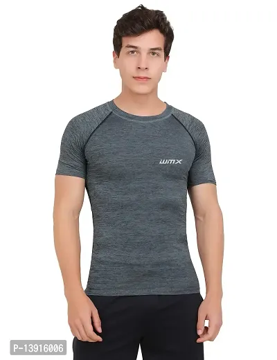 WMX Men's Dry fit Gym Round Neck Tshirt-thumb2