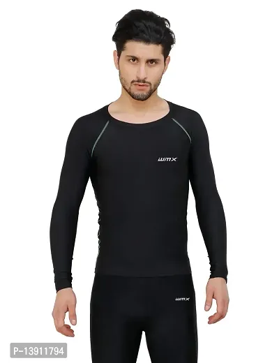 WMX Compression Swimming t Shirt Full Sleevs for Men-thumb0