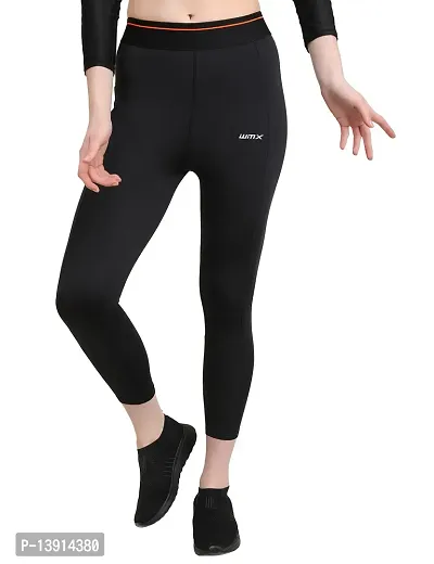 WMX Women Running Full Length Tights Compression Lower Sport Leggings Gym Fitness Sportswear Training Yoga Pants with Pocket-thumb3