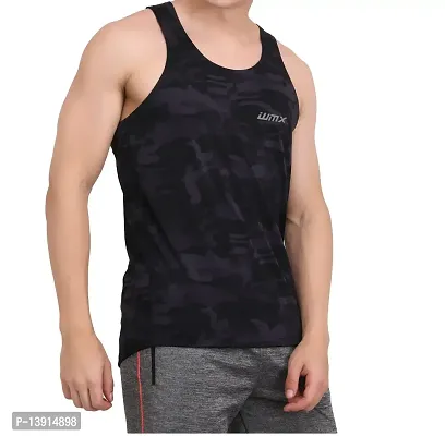 WMX Sleeveless Army Print Sports Vest Camouflage-thumb0