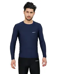 WMX Men's Compression Thermal Shirt, Ultra Soft, Crew Neck, Long Sleeve, Fleece Lining-thumb4