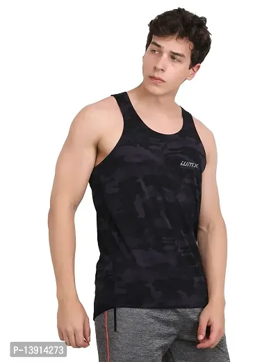 WMX Men's Printed Regular Fit Vest-thumb3