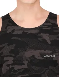 WMX Sleeveless Army Print Sports Vest Camouflage-thumb4