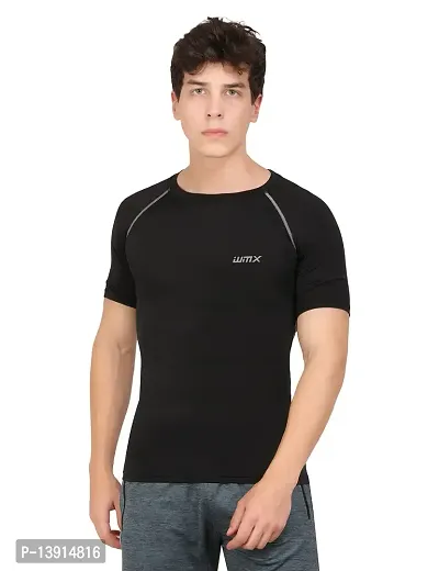 WMX Men's Dry fit Gym Round Neck Tshirt-thumb5